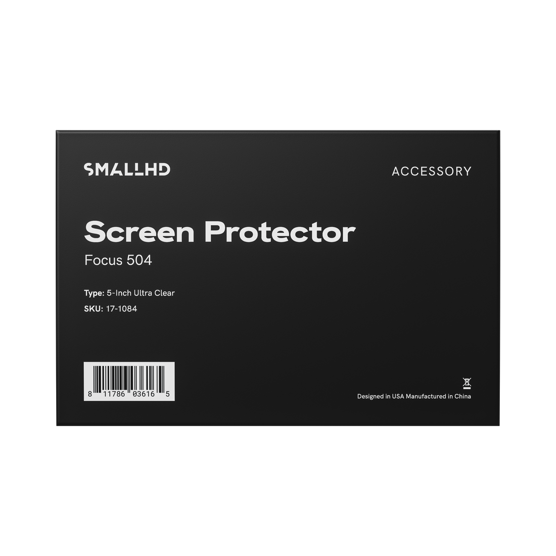 17-1084 Focus 504 Screen Protector, Clear
