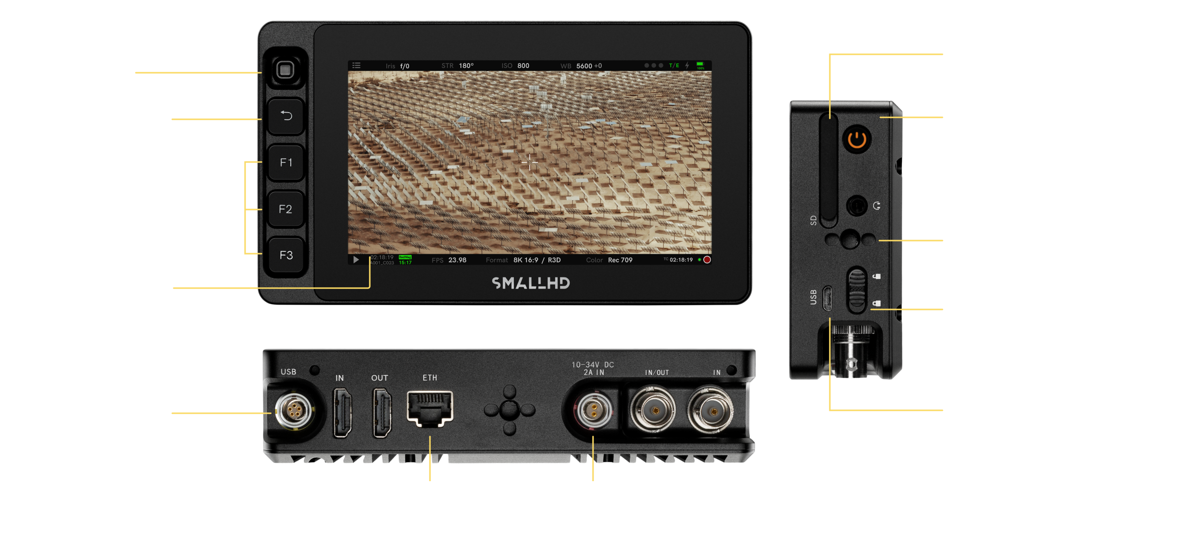 SmallHD Ultra 5 Hardware Overview