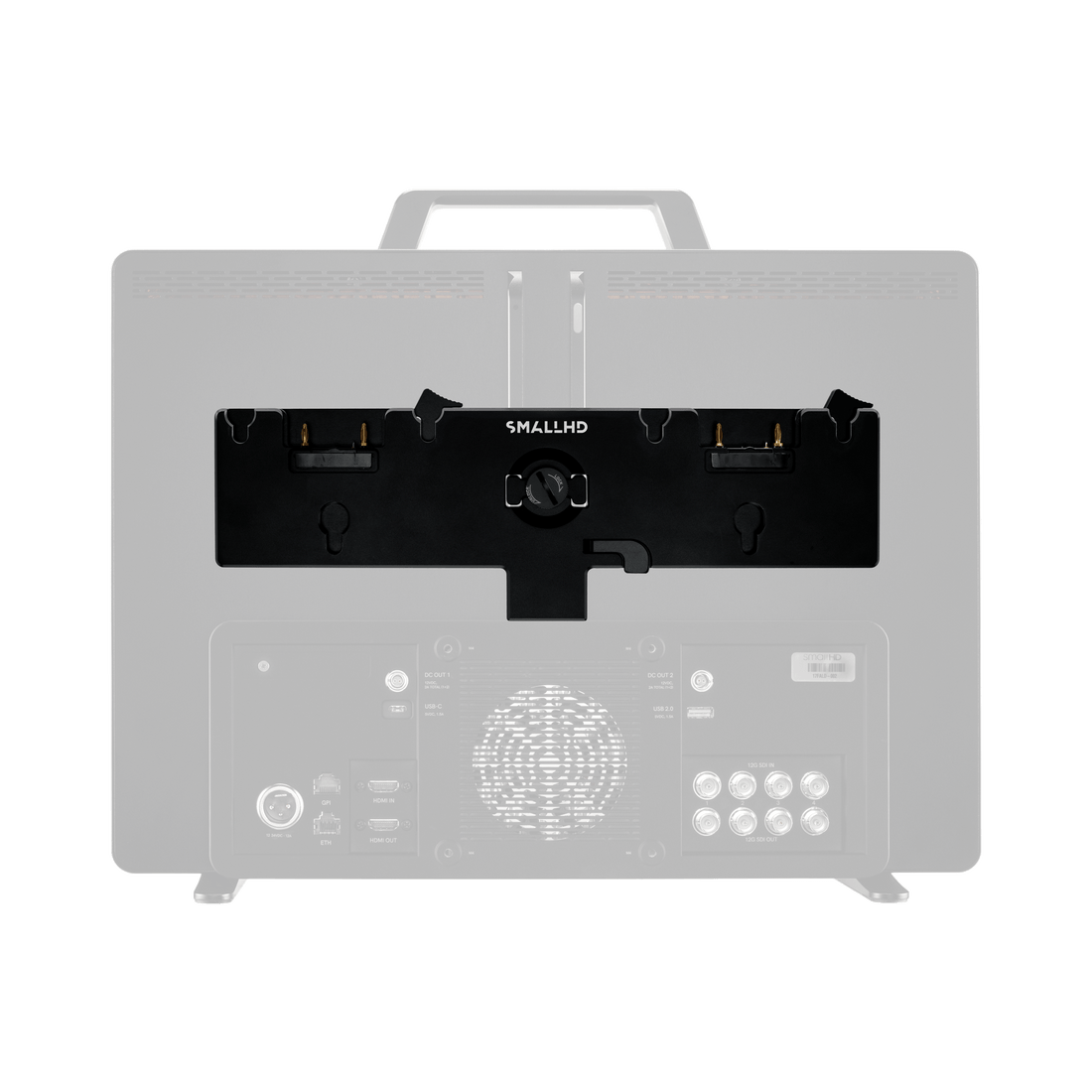 Dual Gold Mount Plus Battery Bracket (14v/26v) for SmallHD 4K Monitors