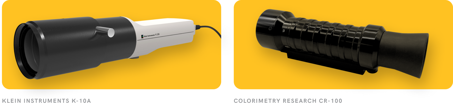 Probes - Klein Instruments K-10A, Colorimetry Research CR-100