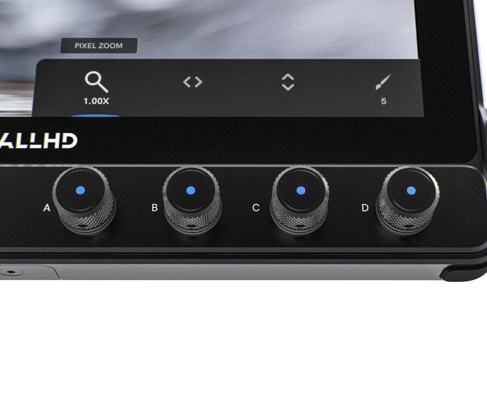 Knobs for production monitor