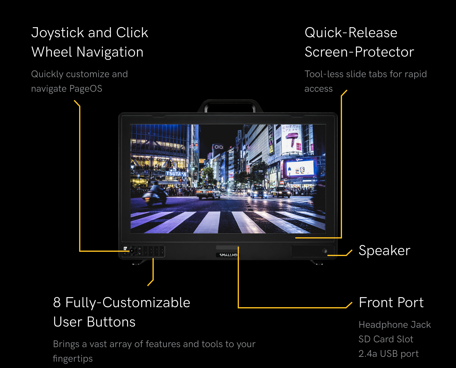 Vision Triangle Monitor Vision 4K HDR Production & Broadcast Monitors — SmallHD